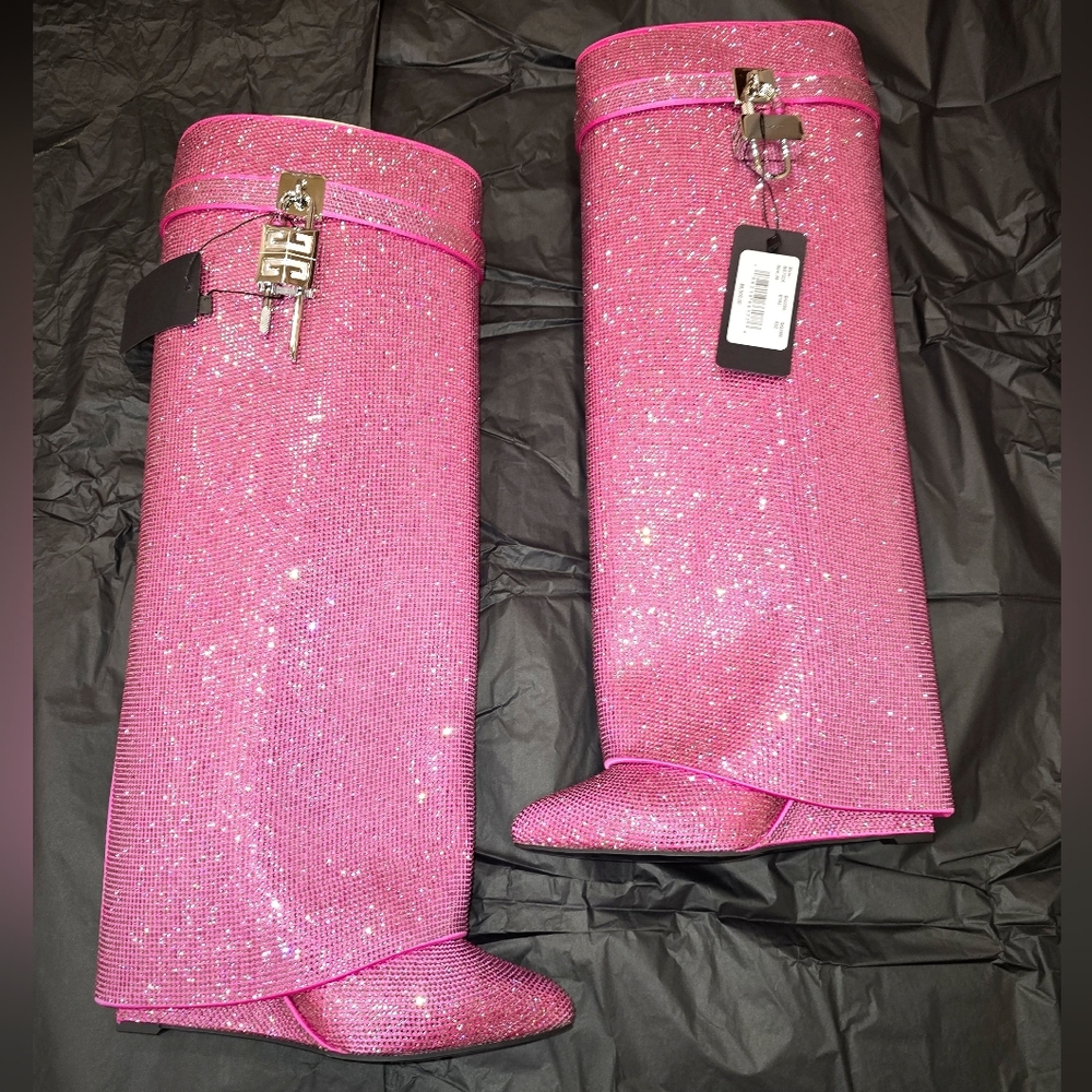 Givenchy Strass Sharklock Boots